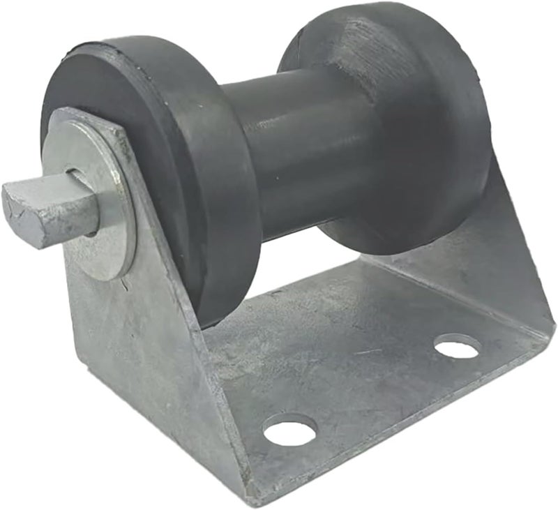 Wonwopn 4" Boat Trailer Spool Stationary Keel Roller Bracket Assembly for 2" Trailer Tongue Frame - Image 4